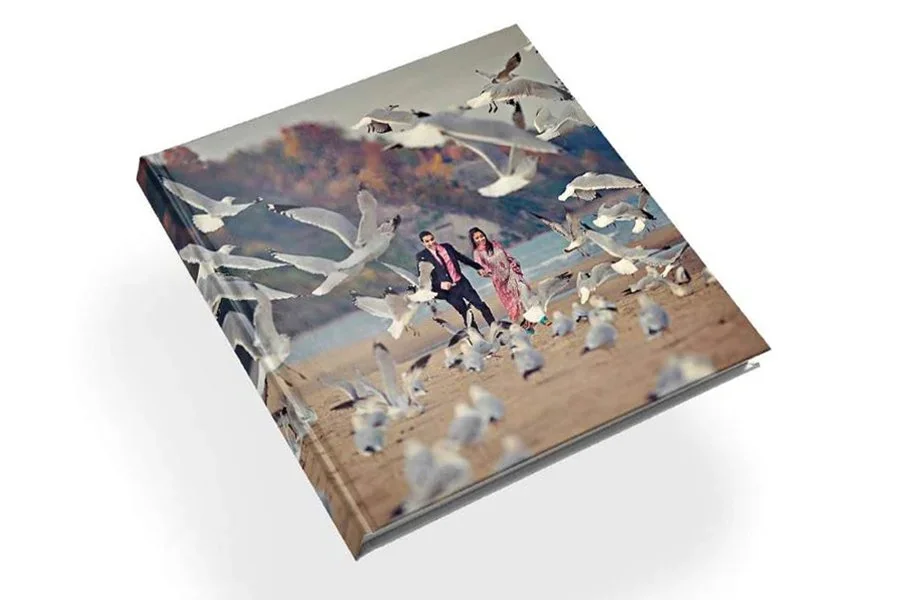 Image wrap photo album cover